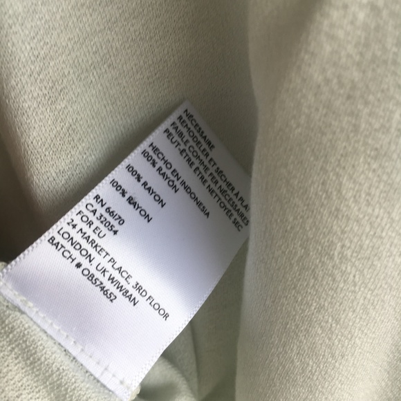 Silence+noise light green Draped Asymmetrical Tank - Picture 8 of 8